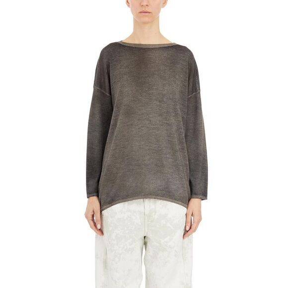AVANT TOI Relaxed Fit Fine Knit Sweater Women MARRONE-TORTORA Sweaters &